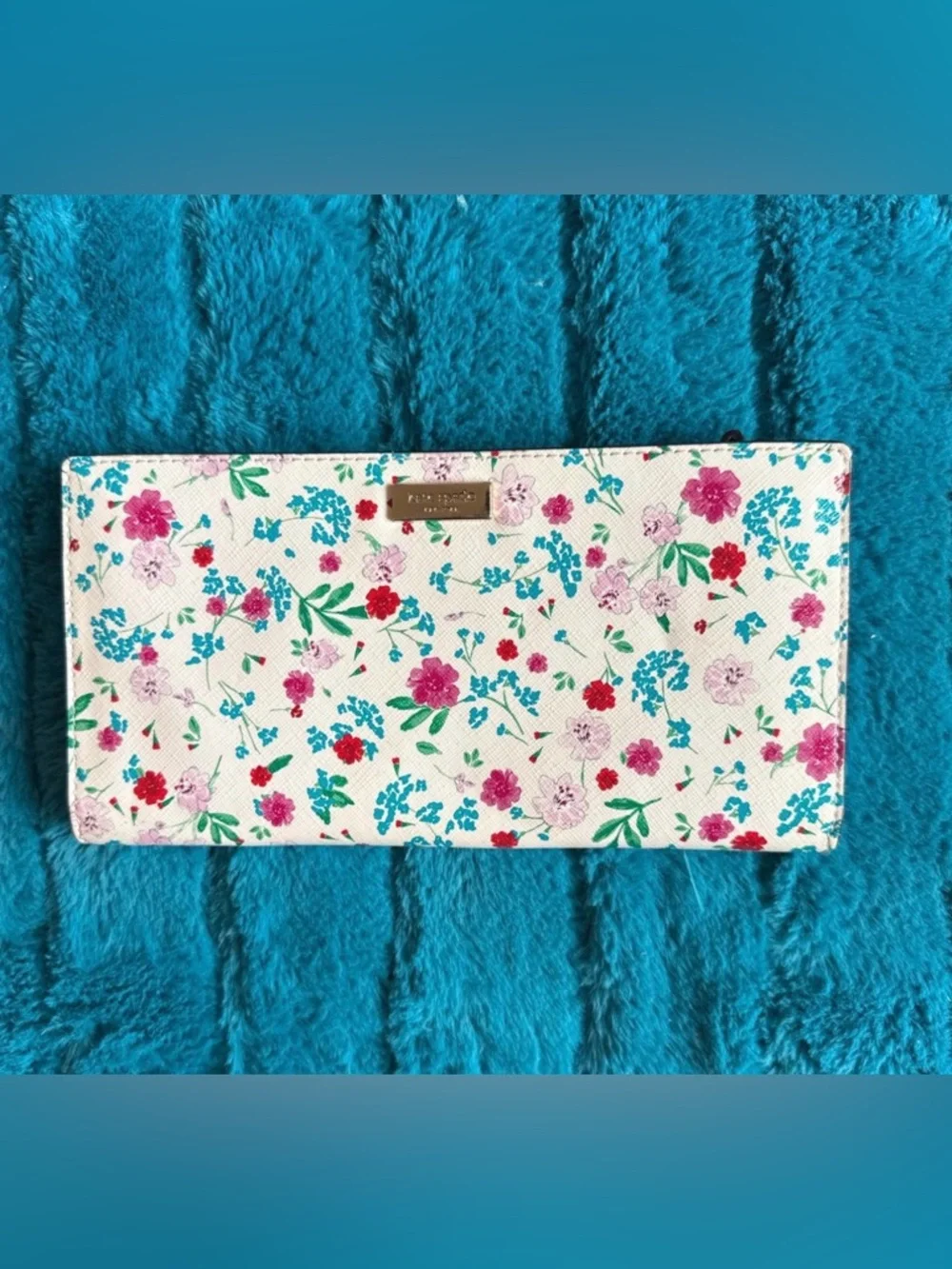 Kate Spade Gardner Street Greenhouse Floral Shawn Wallet Clutch Organizer